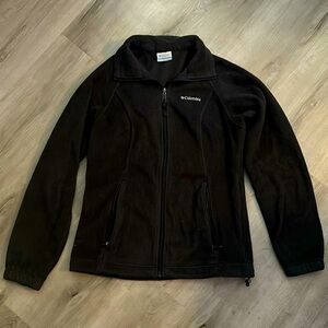 Women’s Black Columbia Zip-Up Sweatshirt - Size Small